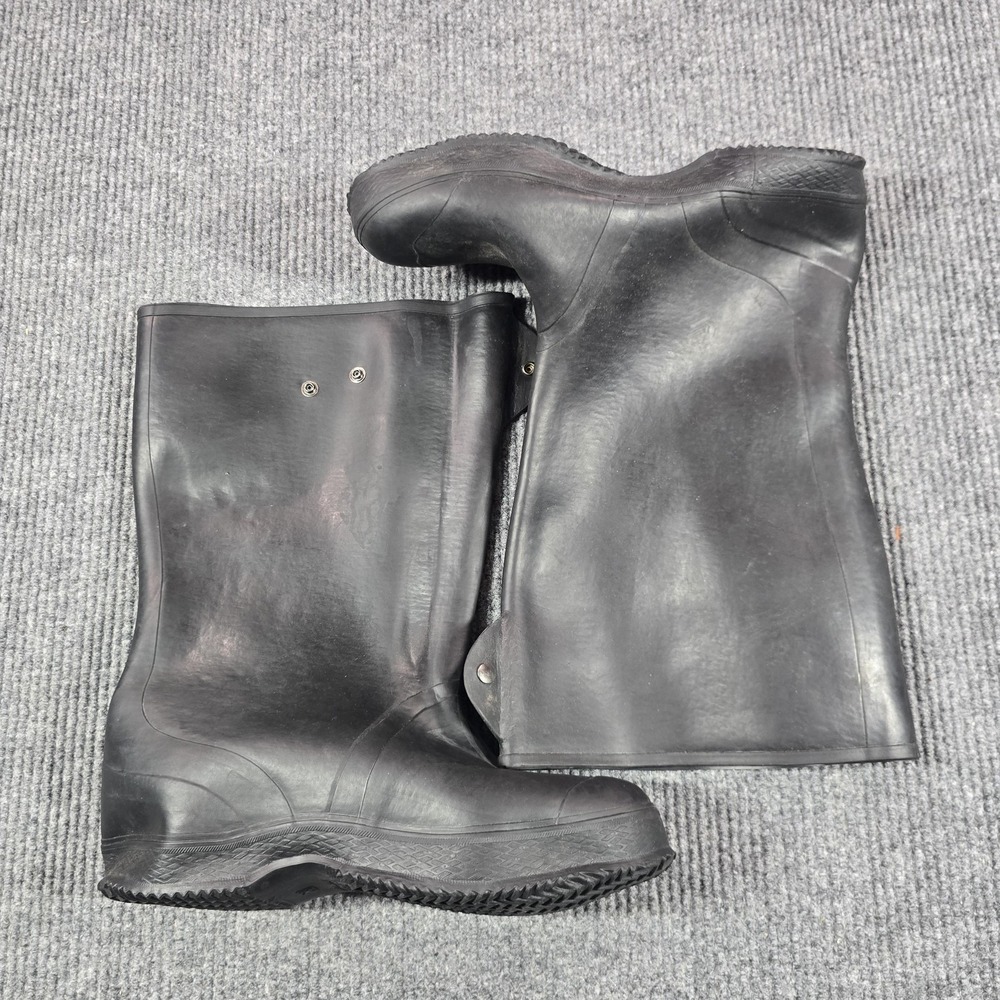 LaCrosse Boots Mens Size 14 Black Rubber Waterproof Overshoe Rain Work USA